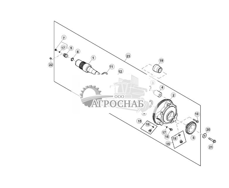 Fan Driver Shaft Assembly, 9.0 L Engine - ST798116 360.jpg